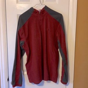 Men’s North Face quarter zip fleece